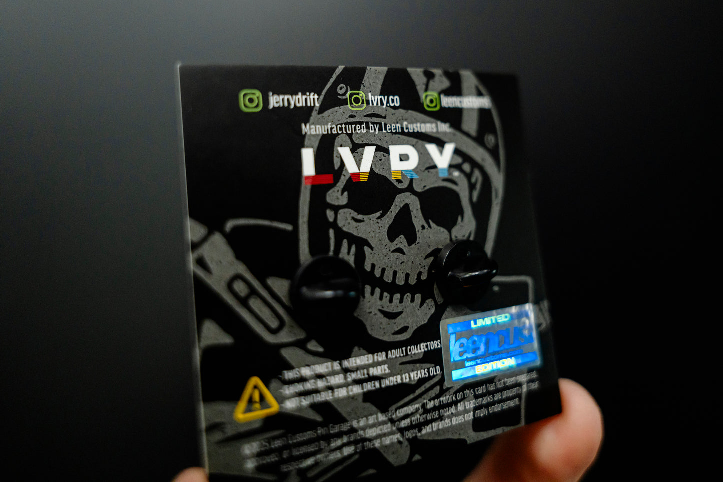 Jerry Johnson x LVRY x Leen Customs Pin